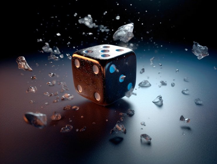 Kartu Three Card Poker menunjukkan kombinasi straight dan flush